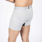 Devon + Lang Journey Boxer Brief Heather Grey shown on model