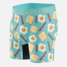 Devon + Lang Journey Boxer Brief breakfast print 