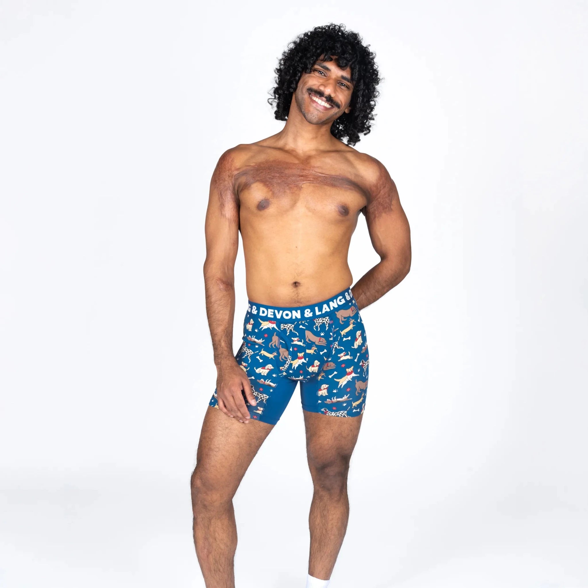 Devon + Lang Journey Boxer Brief | 6" Inseam | Men's Modal Underwear -Devon + Lang- Cloud Nine Pajamas