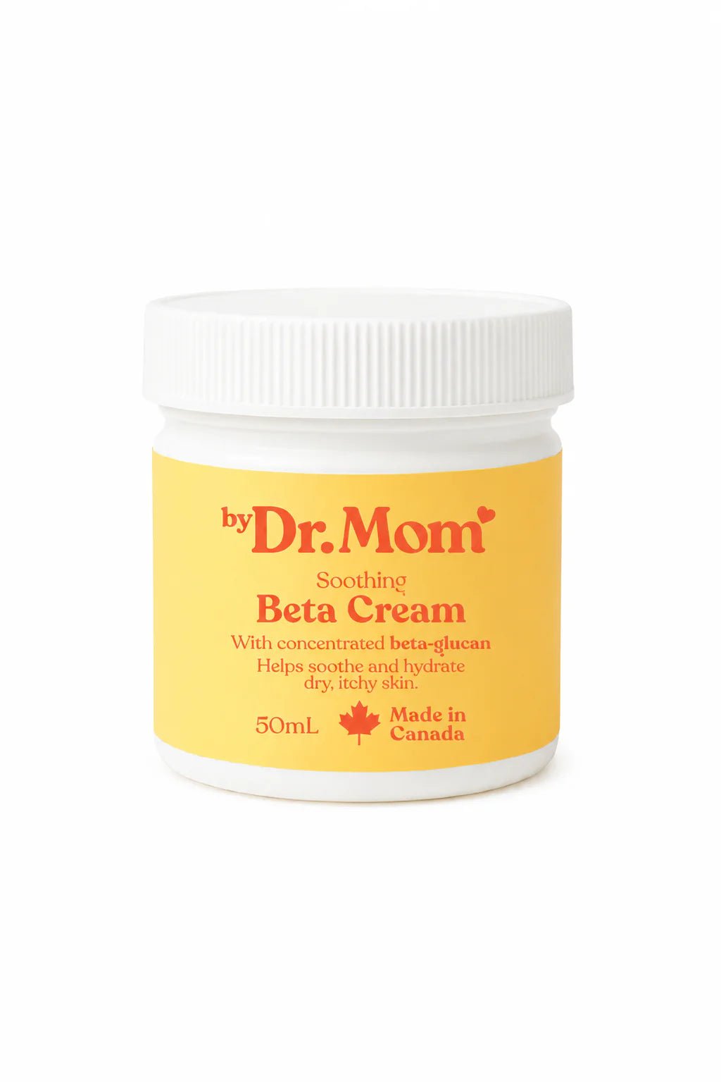 Dr Mom Soothing Beta-Glucan Cream, 50 mL Travel Size -Dr Mom Skincare Corp- Cloud Nine Pajamas