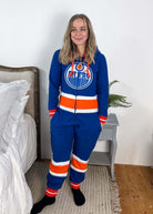 Edmonton Oilers Unisex Hockey Onesie Fleece | Hockey Sockey