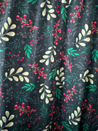 Bob's Sleepwear Co. Evergreen Dreams bamboo print swatch — Cloud Nine Pajamas Edmonton