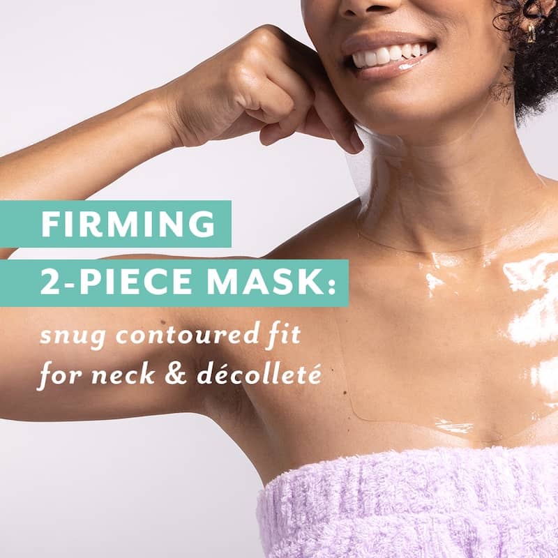 Patchology Firm Believer neck chest décolleté hydrogel mask treatment