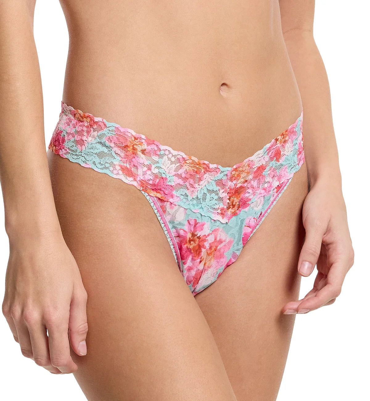 Hanky Panky Women's Signature Stretch Lace Original Rise Thong One Size Fits Most - Cloud Nine Pajamas