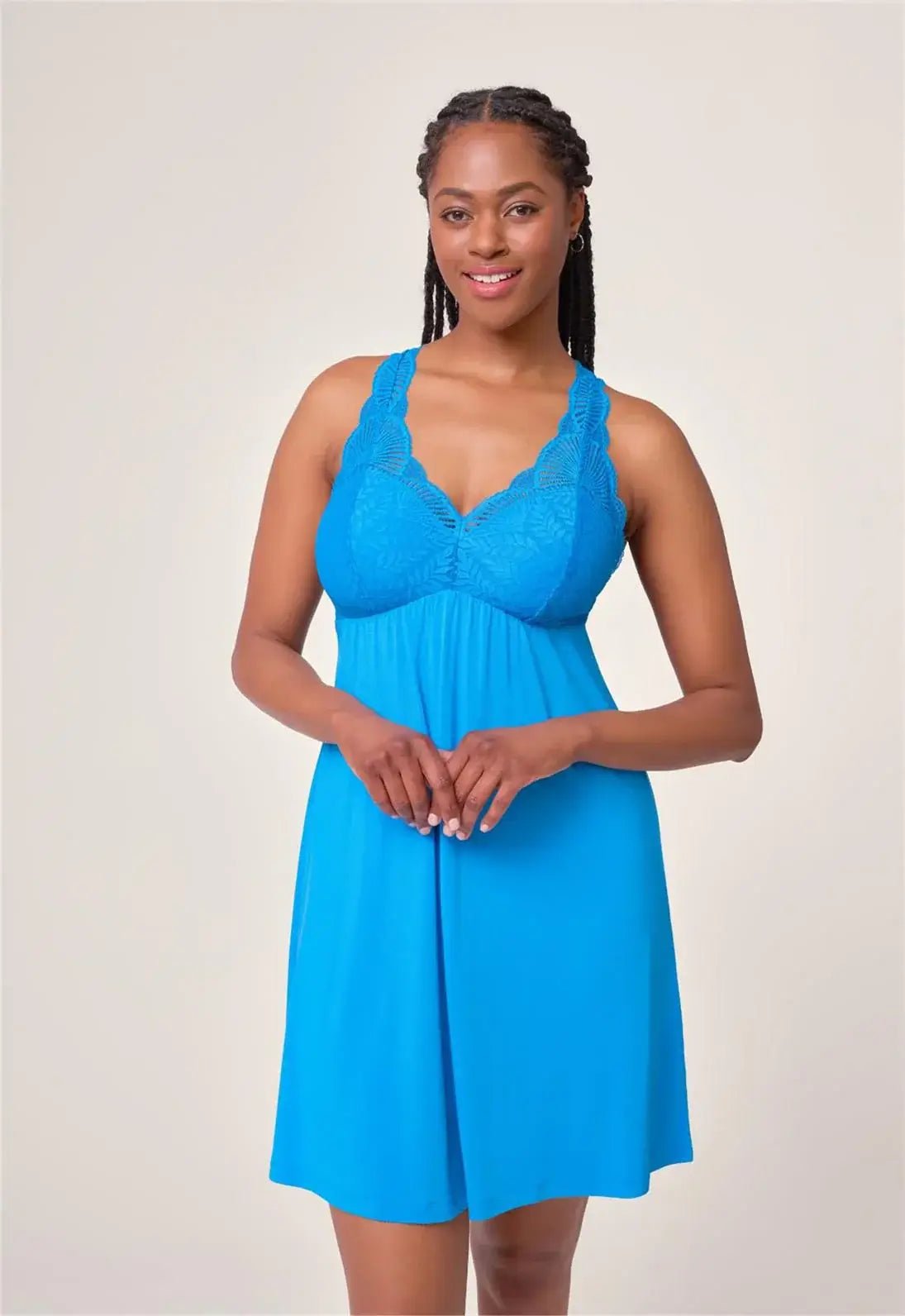 Fleurt by Montelle Belle Époque Full Chemise – For Fuller Busts - Fleur't Fashion - Cloud Nine Pajamas