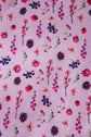 Flora's Garden Print Tee Floral Jogger PJ Set Bamboo - close up of the print on the pants