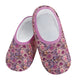 SNOOZIES Skinnies Lightweight Slipper Socks flowers