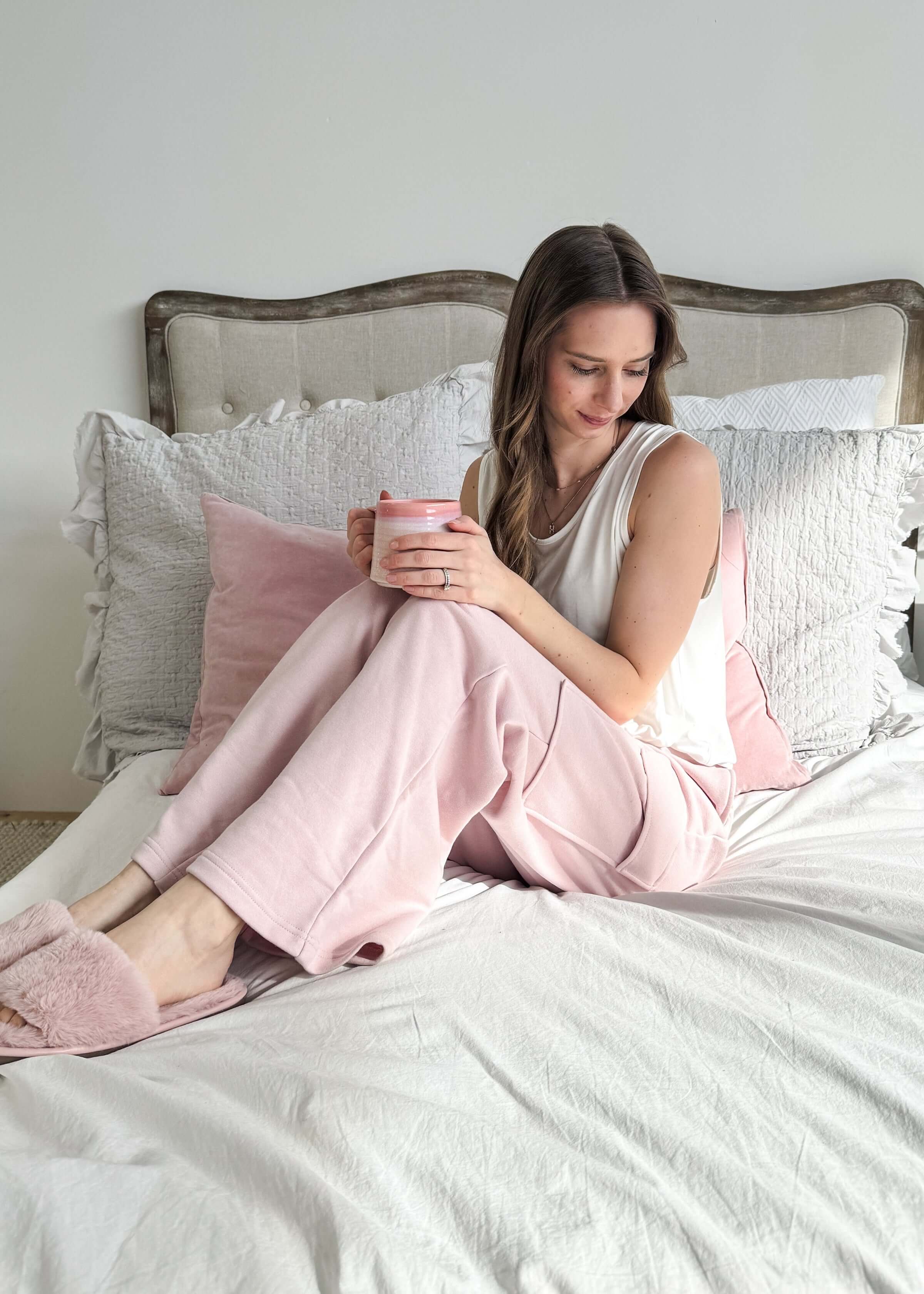 French Terry Straight Leg Cargo Pant