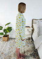 Georgia Rylan Bamboo Button-Up Nightshirt | Limoncello Print -Georgia Rylan- Cloud Nine Pajamas