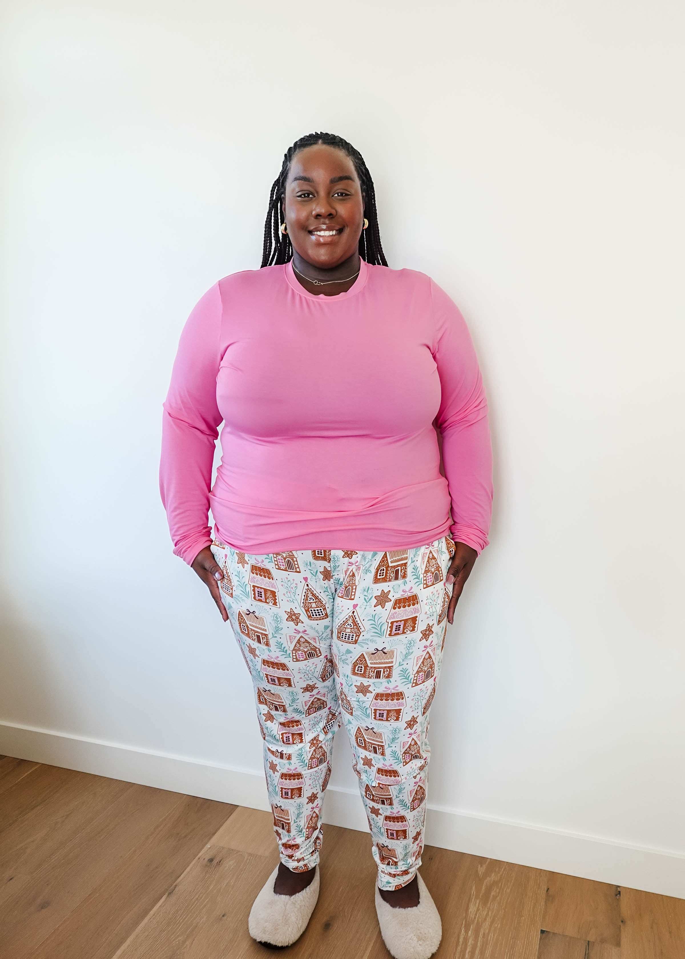 Gingerbread Dreams Long Sleeve & Jogger PJ Set
