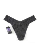 granite Hanky Panky Women's Signature Stretch Lace Original Rise Thong One Size Fits Most