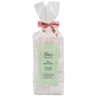 Handcrafted Gourmet Marshmallows in a clear bag with a pink ribbon, perfect for gourmet indulgence.