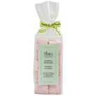 Handcrafted Gourmet Marshmallows in a 4-piece taster bag with a pink strawberry flavor and decorative bow.