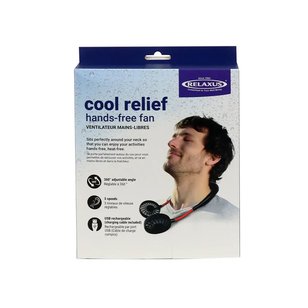 Hands Free Neck Fan - Relaxus - Cloud Nine Pajamas