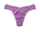 Hanky Panky Original Rise Thong in purple lace, featuring a comfortable fit and stylish design for everyday wear.