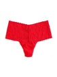 Hanky Panky Women's Signature Stretch Lace High-Waisted Retro Thong One Size Fits Most