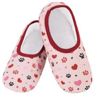 SNOOZIES Skinnies Lightweight Slipper Socks heart & paws