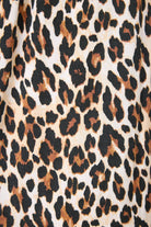 Women's  Holiday Dreams Leopard Modal Nightshirt | PJ Salvage - close up of animal print fabric