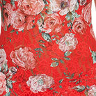 holiday blossom lace floral red green white hanky panky low rise thong