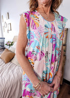 Flutter Dress Nightgown - Bamboo | Island Breeze