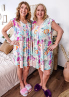 Flutter Dress Nightgown - Bamboo | Island Breeze