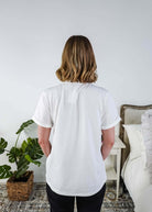 Just Here for Cowboys Relaxed Graphic Tee - Scarlett Ellie - Cloud Nine Pajamas