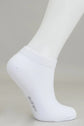 Ladies Bamboo Ankle Socks on a mannequin foot showing soft, moisture-wicking fabric for active lifestyles.