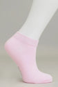 Ladies Bamboo Ankle Socks in soft pink, showcasing a comfortable fit for active lifestyles.