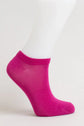 Ladies Bamboo Ankle Socks in vibrant pink color, showcasing soft and moisture-wicking design for active lifestyles.