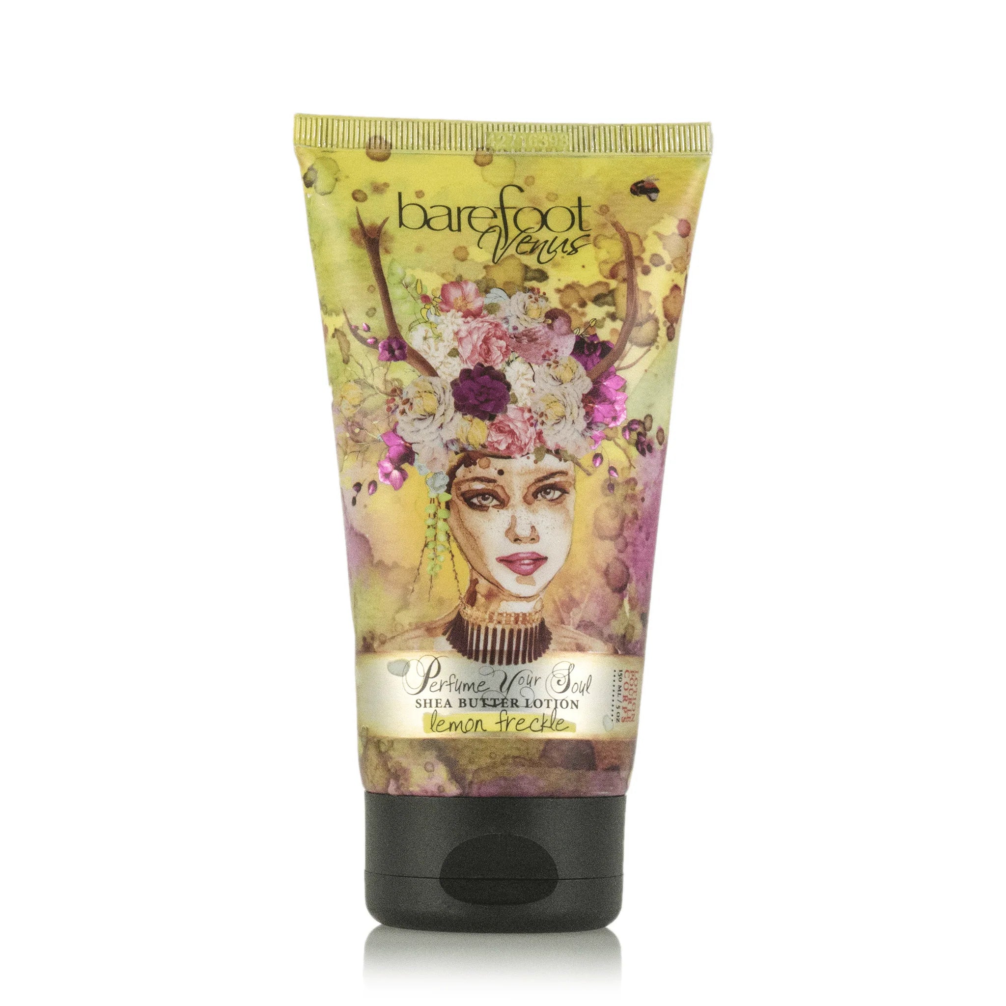 Barefoot Venus Lemon Freckle Body Lotion 150ml tube vanilla lemon scent — Cloud Nine Pajamas Edmonton
