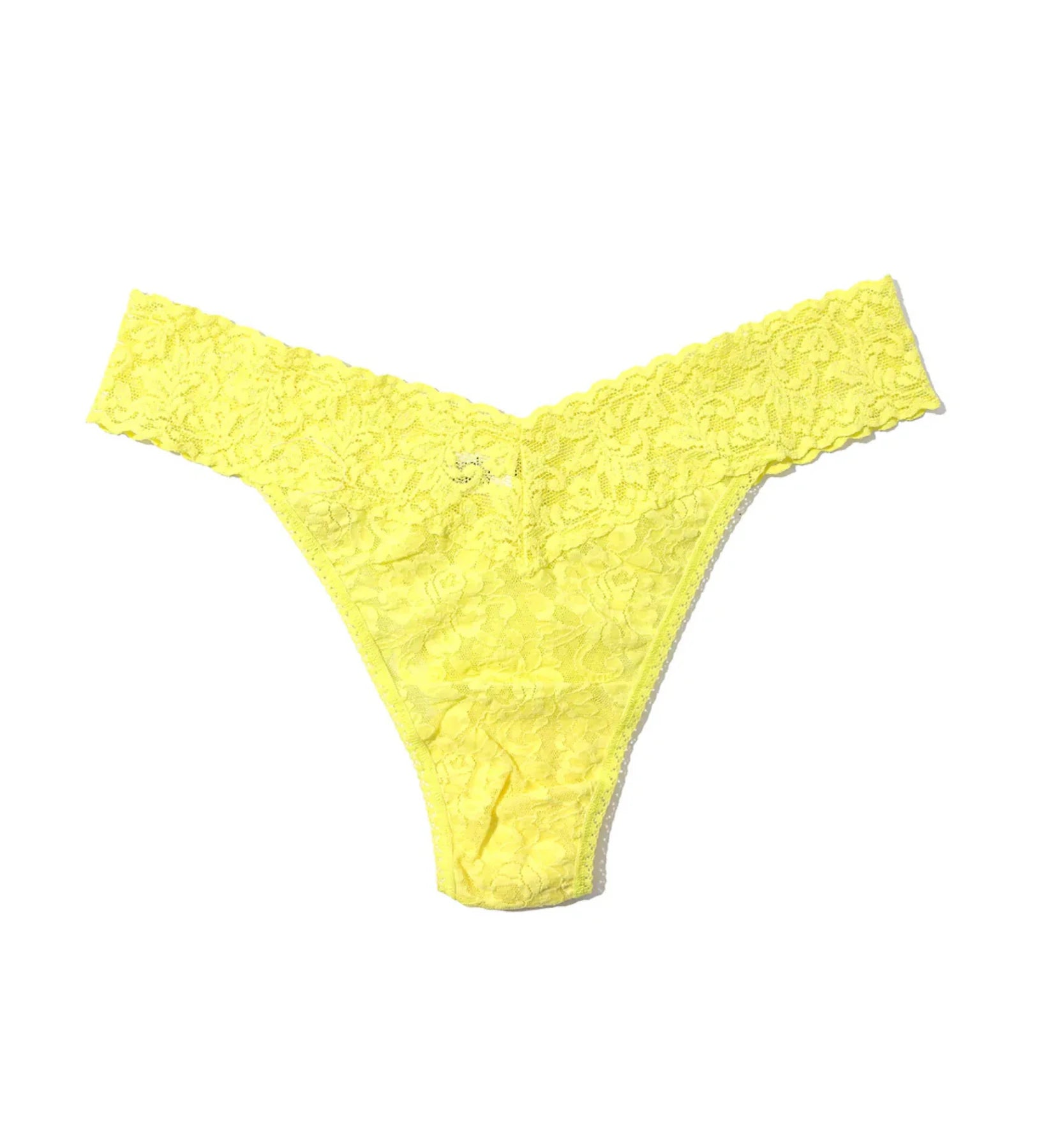 Hanky Panky Women's Signature Stretch Lace Original Rise Thong One Size Fits Most - Cloud Nine Pajamas