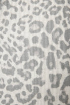 Women's Boyfriend Boxer Waffle Shorts Set grey leopard PJ Salvage