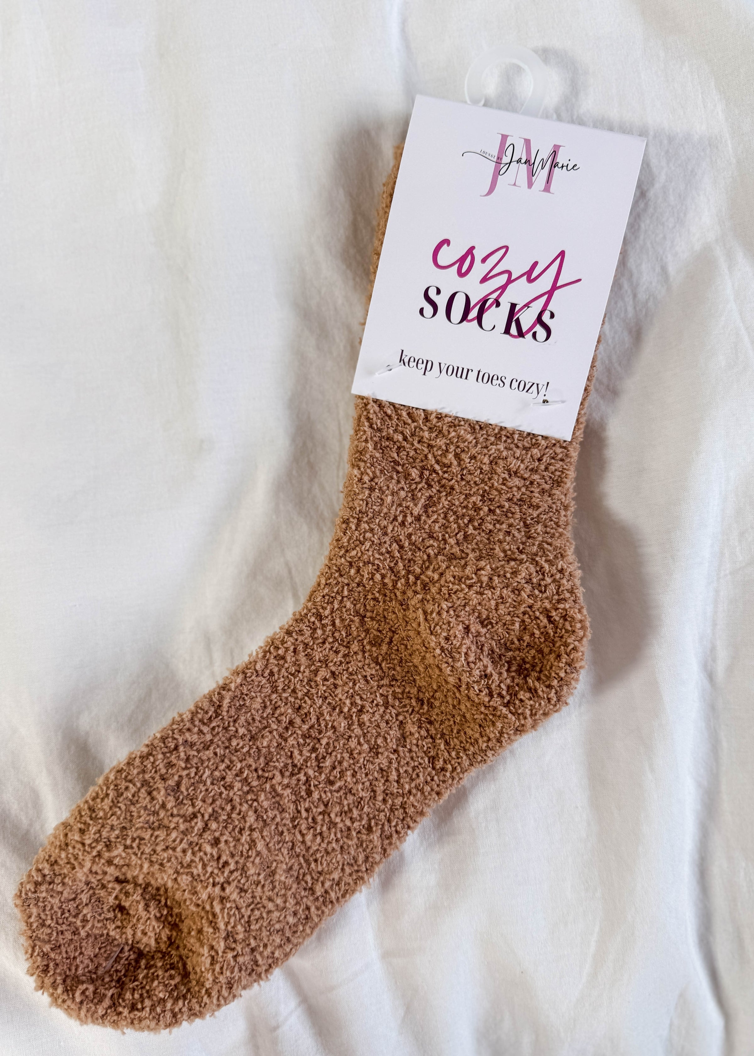 Lounge By Jan Marie Cozy Cabin Socks in polyester, in mocha