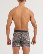 SAXX Vibe Xtra Soft Boxer Brief Lovely Bones back on model — Cloud Nine Pajamas