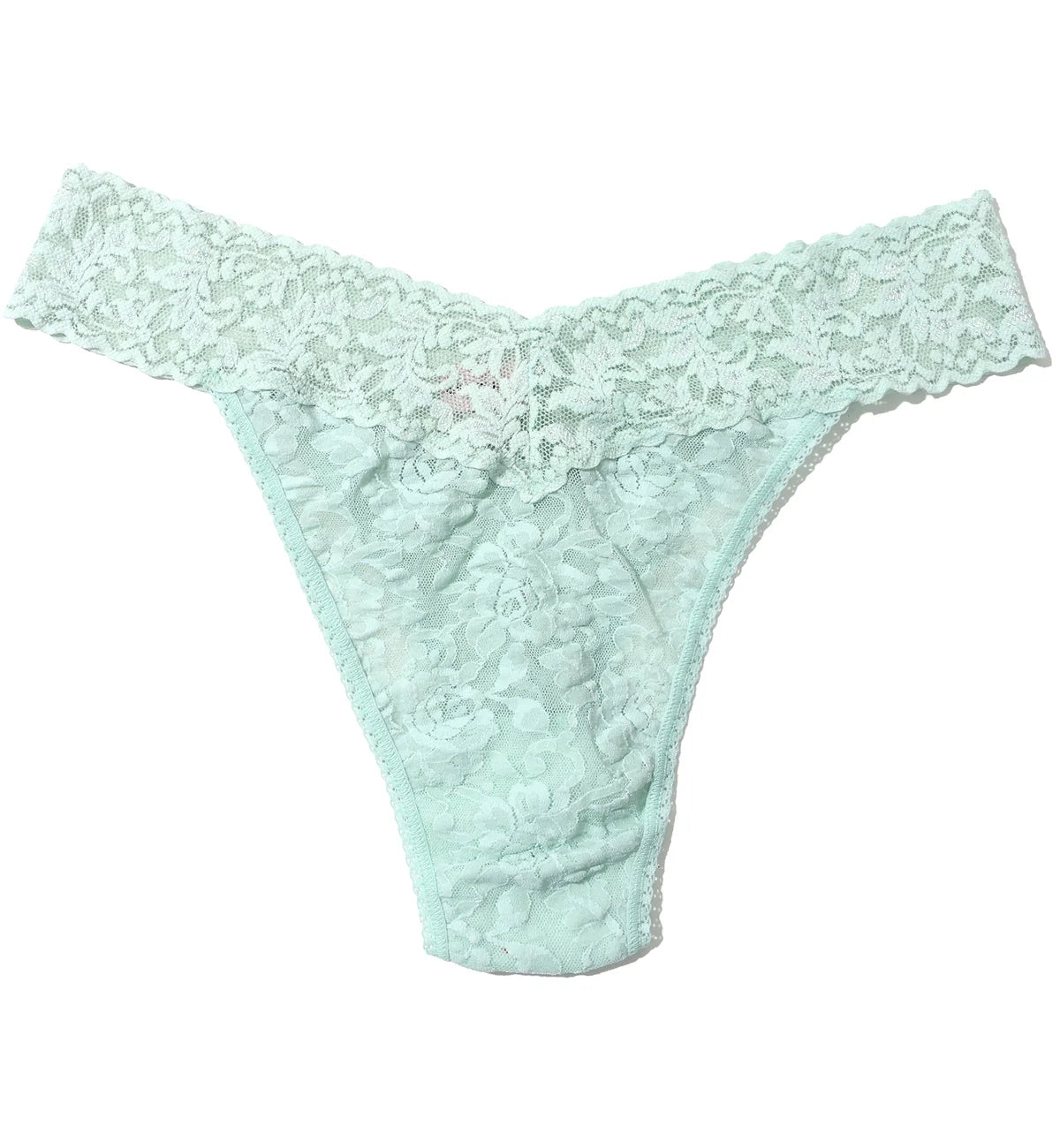 Hanky Panky Women's Signature Stretch Lace Original Rise Thong One Size Fits Most - Cloud Nine Pajamas