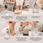Maison Berger Paris Fragrance Lamp Starter Kit – Square Glass Lamp with Oil