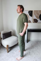 Jogger Pant - Unisex Bamboo | Olive Forest