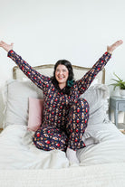Merry Mugs Print Long Sleeve & Jogger Bamboo PJ Set