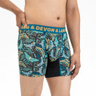 Devon + Lang Journey Men's Boxer Brief in Midnight Moths print — Cloud Nine Pajamas Edmonton