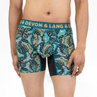 Devon + Lang Journey Men's Boxer Brief in Midnight Moths print — Cloud Nine Pajamas Edmonton