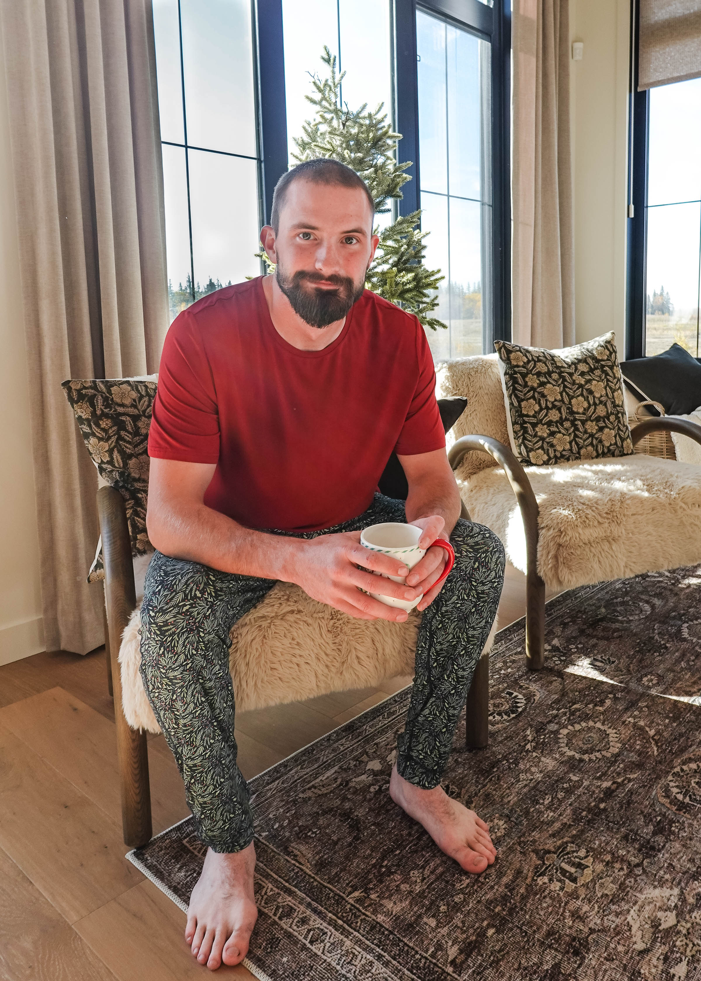 bamboo unisex tee shirt in bright red for men women adults and teens, super soft sweat wicking bamboo. 