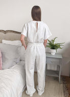 Modal Short Sleeve Jumpsuit | Grey