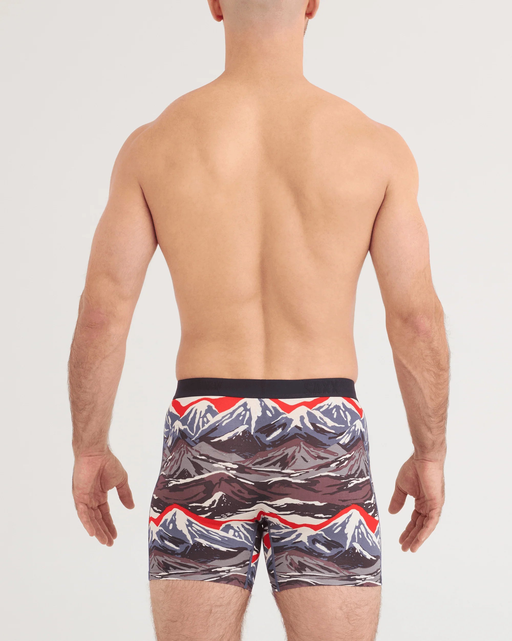 SAXX Vibe Xtra Soft Boxer Brief Mountain Top back on model — Cloud Nine Pajamas