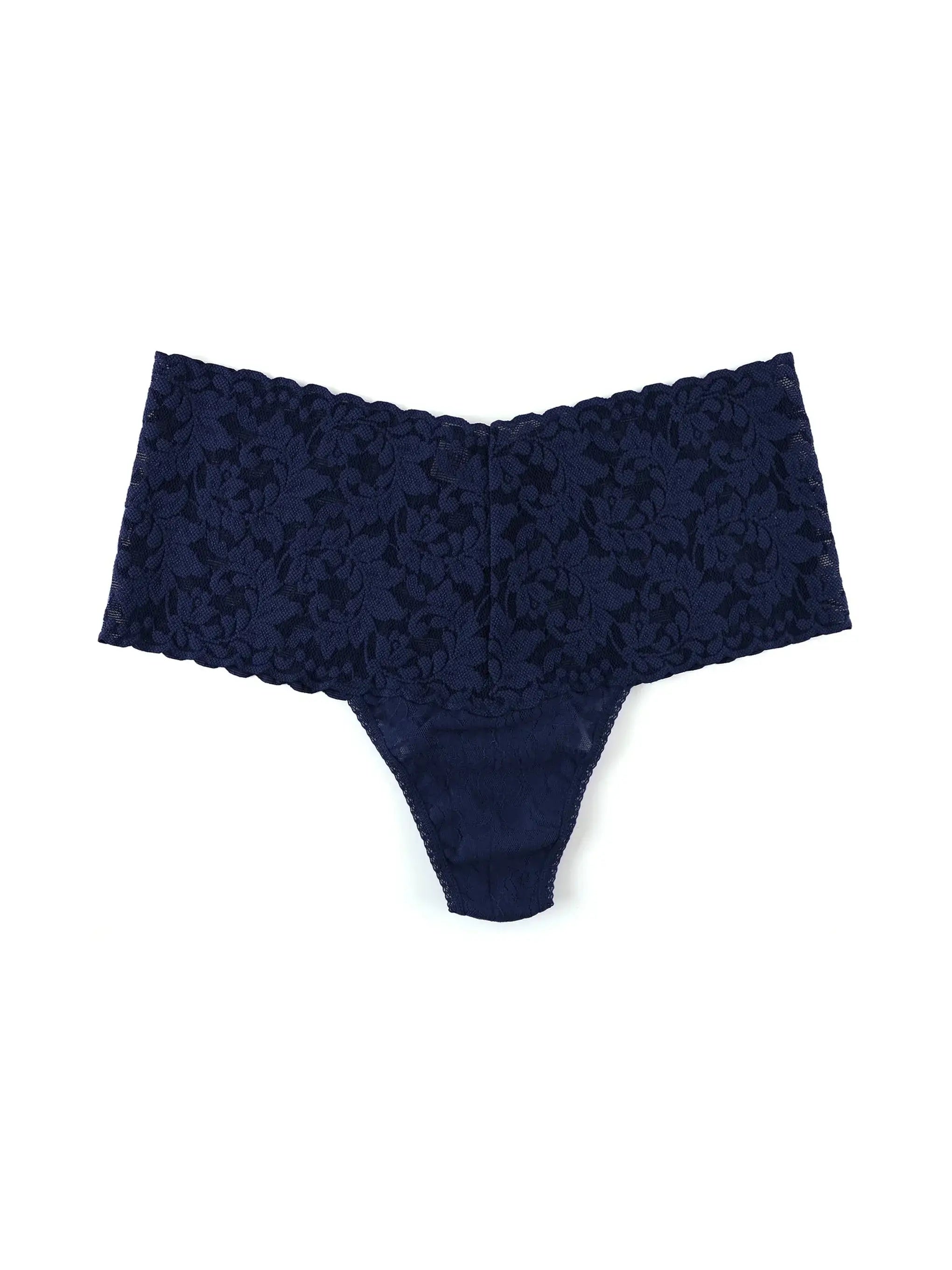 Hanky Panky Retro Thong flat lay – elegant lace underwear