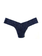 navy low rise thong hanky panky lace