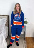 Edmonton Oilers Unisex Hockey Onesie Fleece | Hockey Sockey