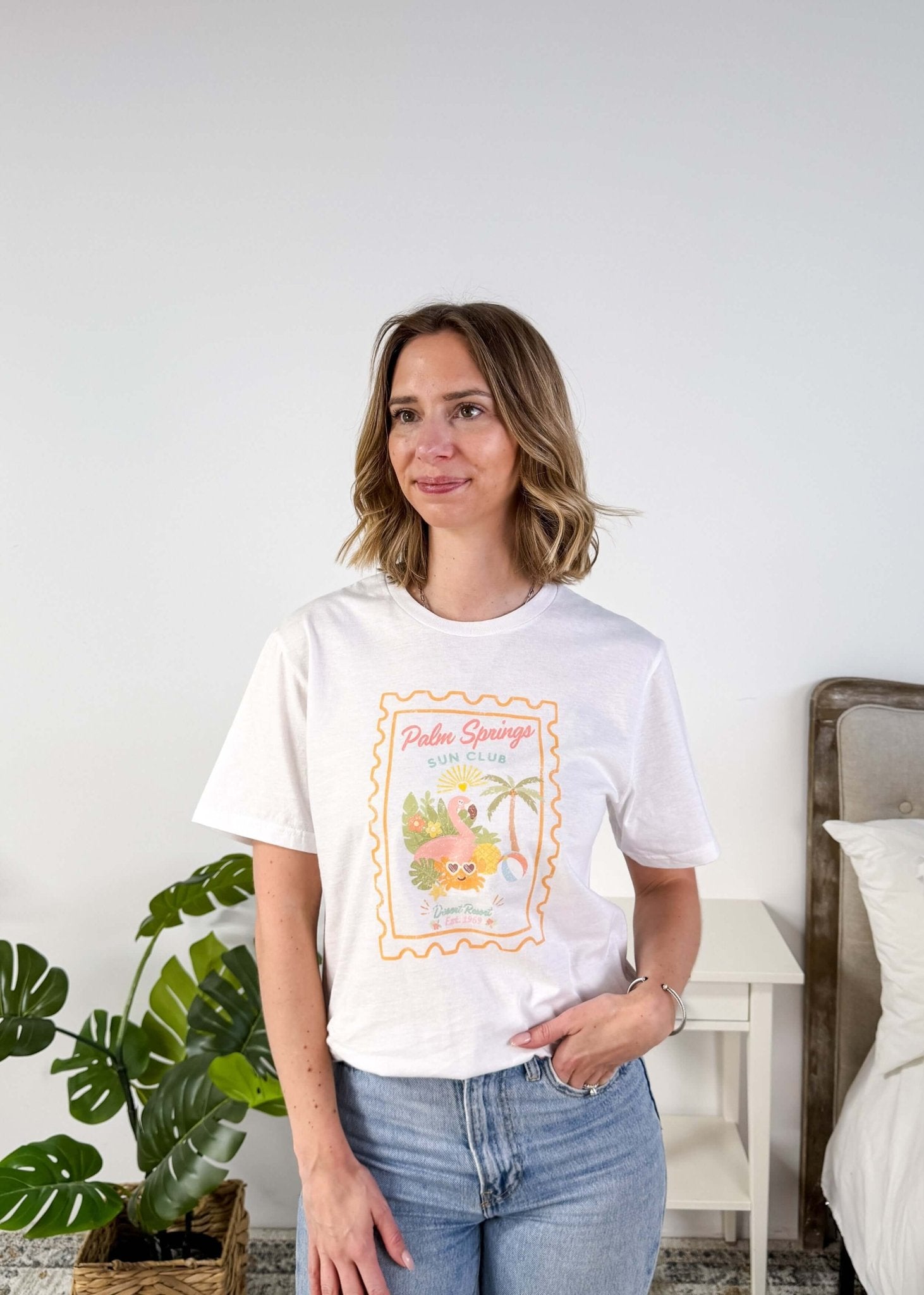 Palm Springs Crew Fit Graphic Tee