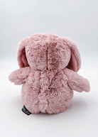 Cuddle Buddy Pink Bunny  pink plush bunny from warm buddy with heating pack for moist therapy - showing back