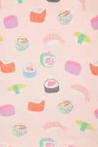 PJ Salvage Boyfriend Boxer Short PJ Set in Rosewater Sushi baby waffle knit — Cloud Nine Pajamas Edmonton