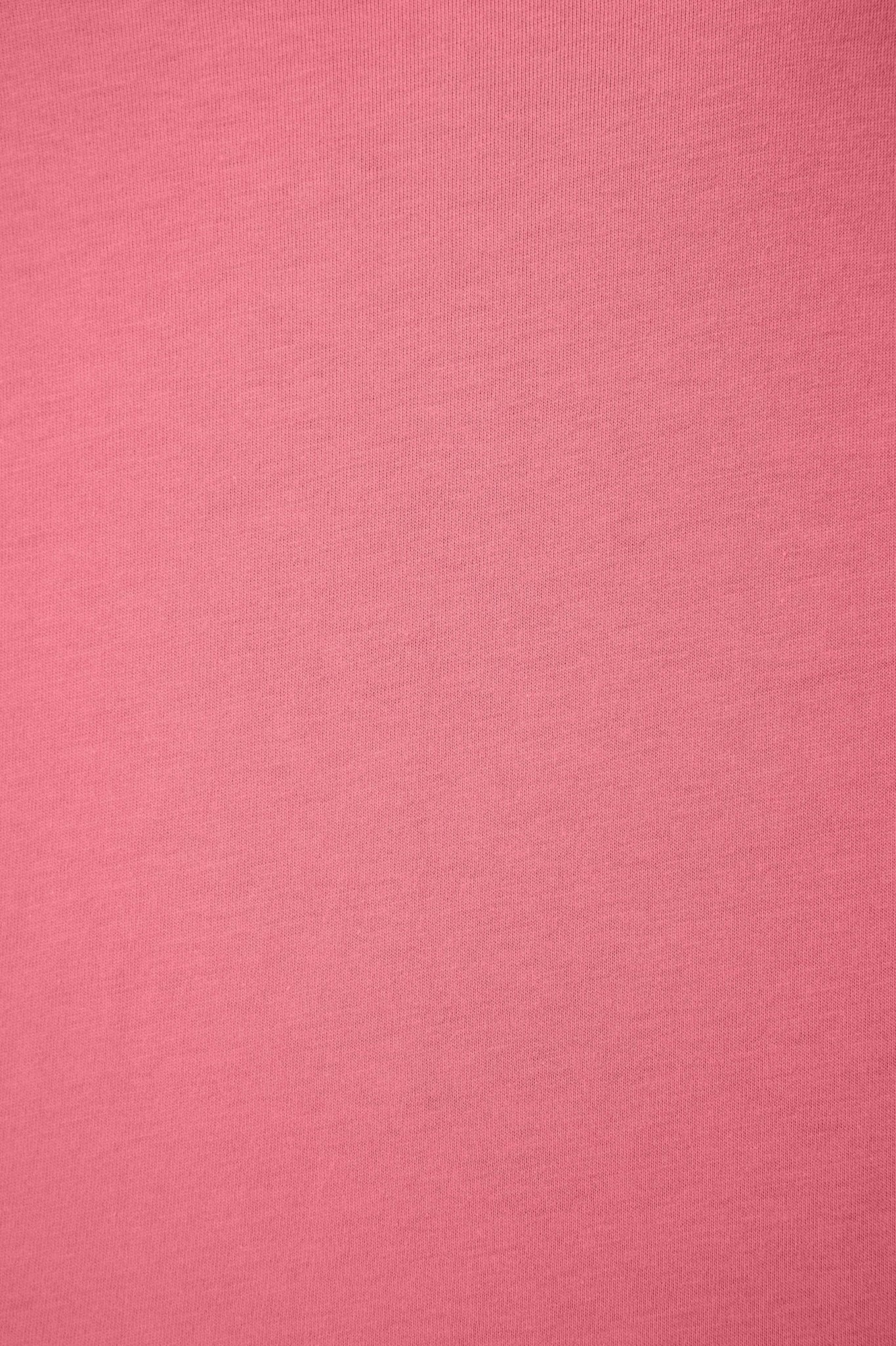 PJ SALVAGE Graphic Print Softee Tee & Short Lounge Set in "Time to Wine Down" rose pink. Close-up shot of the softee fabric and colour
